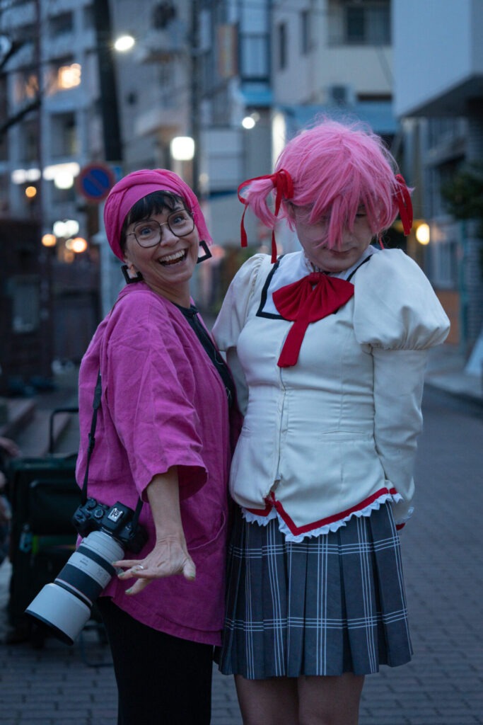 Annika ja kohalik jaapanlane